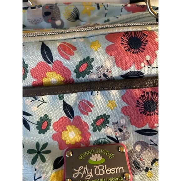 Lily bloom shoulder bag Blue Koala gray green rn#108833 - Picture 4 of 13